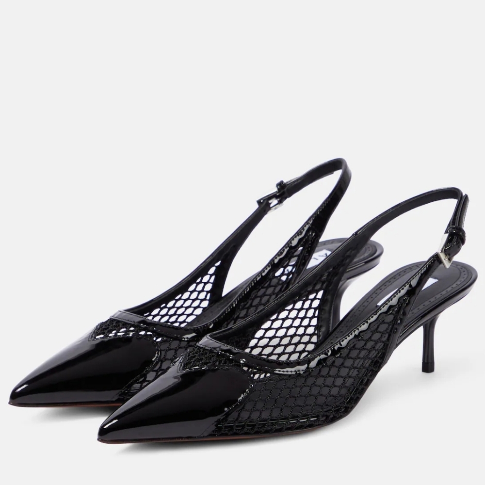 Alaia Patent Leather Slingback Pumps - Picture 2 of 2